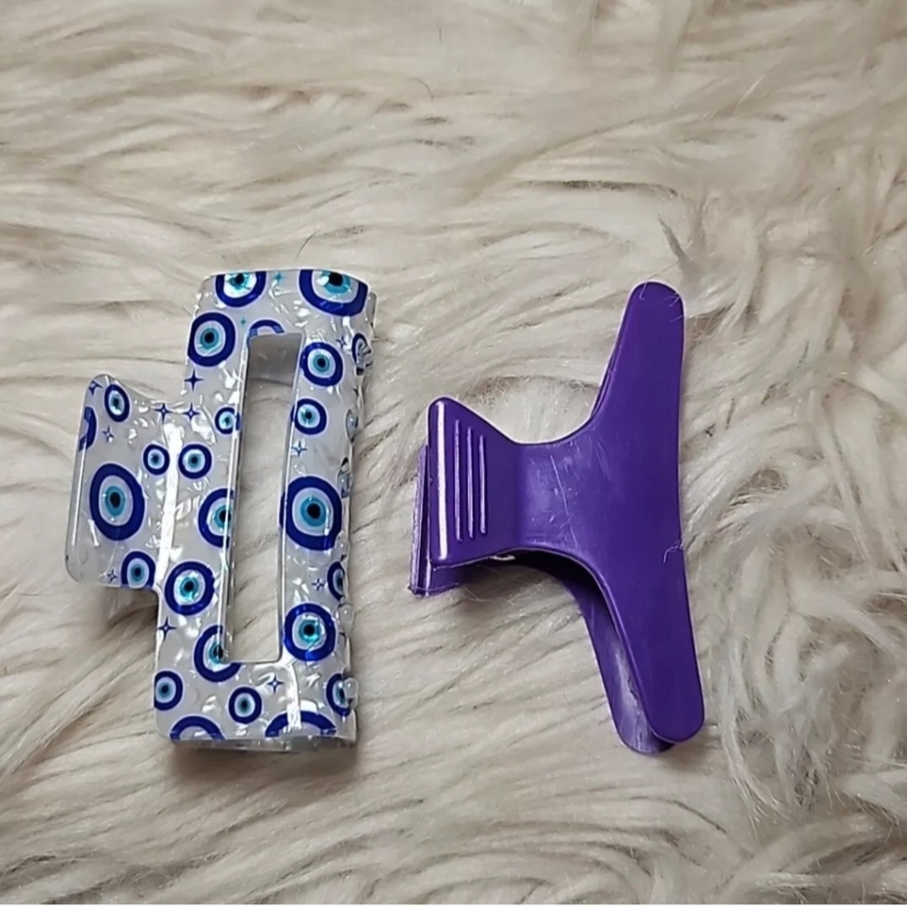 Evil Eye Celestial Hair Claw Clip - Mystic Aura Energy - Picture 5 of 5